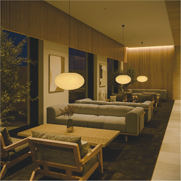 Koizumi Washi Pendent Light